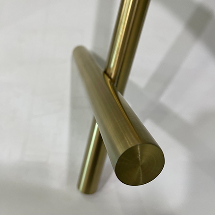 Brass Color PVD coated on Stainless Steel